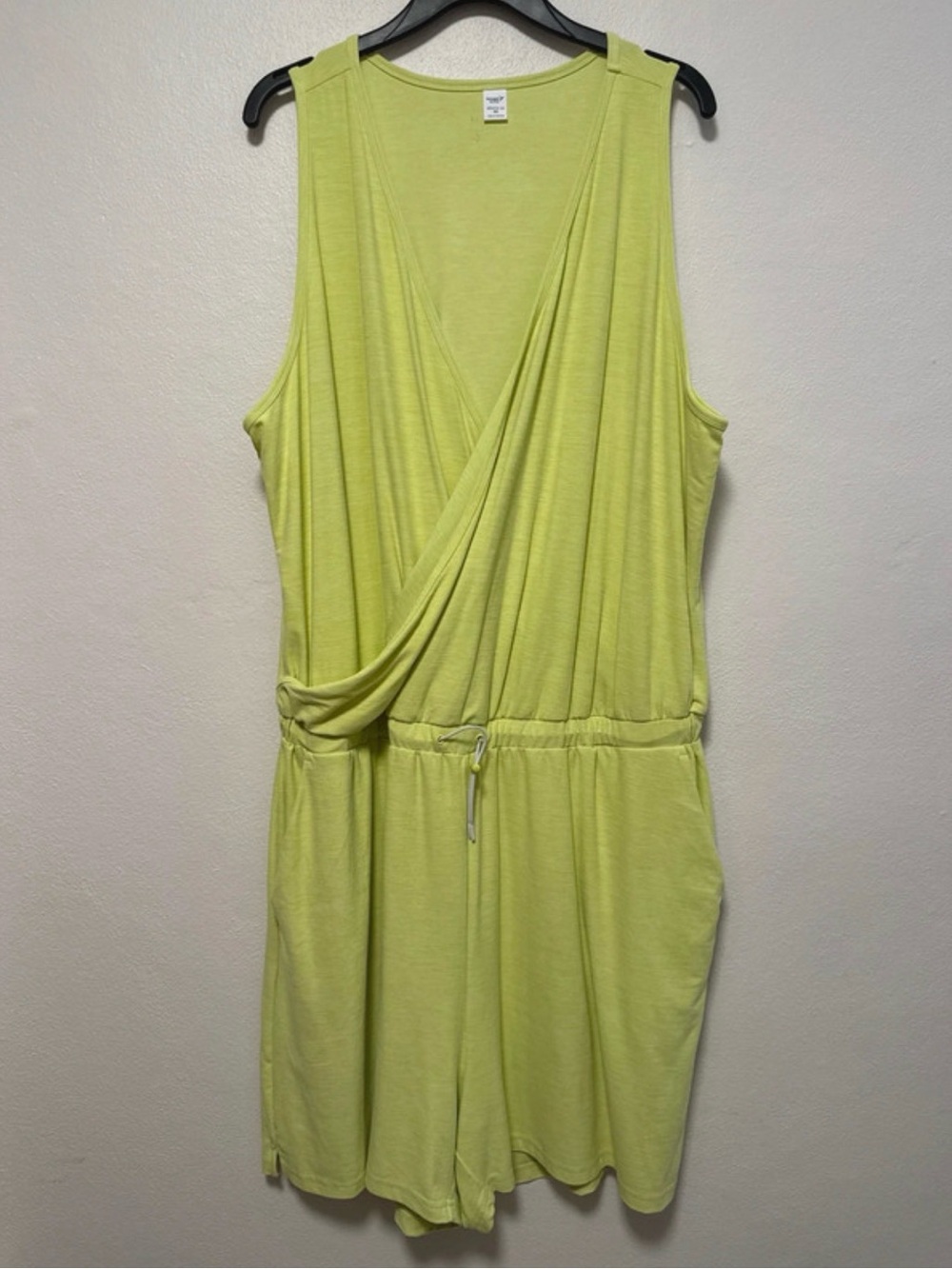 Old Navy Lime Green Sleeveless active romper
